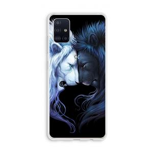 CaseCompany Brotherhood: Galaxy A51 4G Transparant Hoesje