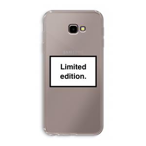 CaseCompany Limited edition: Samsung Galaxy J4 Plus Transparant Hoesje