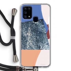 CaseCompany Billy: Samsung Galaxy M31 Transparant Hoesje met koord