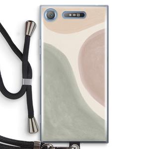 CaseCompany Geo #6: Sony Xperia XZ1 Transparant Hoesje met koord