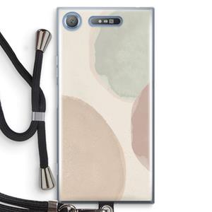 CaseCompany Geo #8: Sony Xperia XZ1 Transparant Hoesje met koord