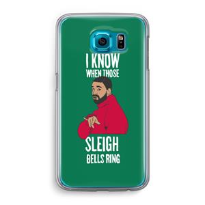 CaseCompany Sleigh Bells Ring: Samsung Galaxy S6 Transparant Hoesje