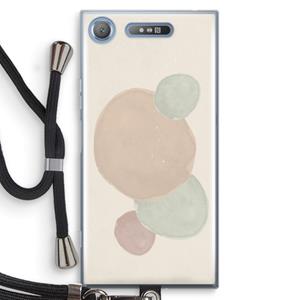 CaseCompany Geo #9: Sony Xperia XZ1 Transparant Hoesje met koord