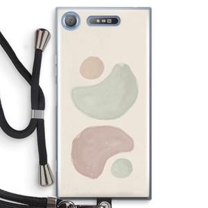 CaseCompany Geo #10: Sony Xperia XZ1 Transparant Hoesje met koord