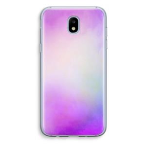 CaseCompany Clouds pastel: Samsung Galaxy J5 (2017) Transparant Hoesje