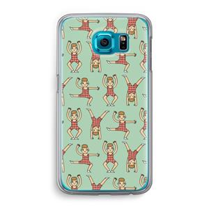 CaseCompany Gymboys: Samsung Galaxy S6 Transparant Hoesje
