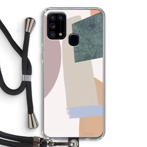 CaseCompany Lindo: Samsung Galaxy M31 Transparant Hoesje met koord