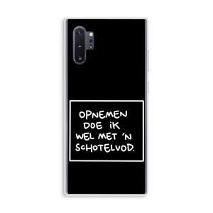 CaseCompany Schotelvod: Samsung Galaxy Note 10 Plus Transparant Hoesje