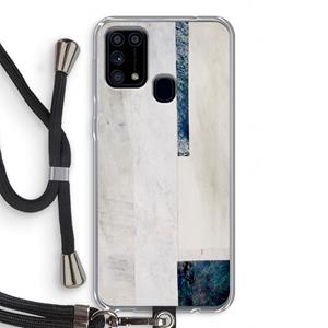 CaseCompany Meet you there: Samsung Galaxy M31 Transparant Hoesje met koord