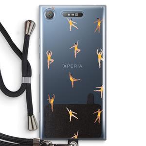 CaseCompany Dans #2: Sony Xperia XZ1 Transparant Hoesje met koord