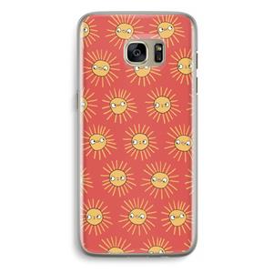 CaseCompany Zon: Samsung Galaxy S7 Edge Transparant Hoesje