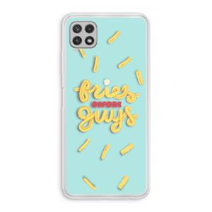 CaseCompany Always fries: Samsung Galaxy A22 4G Transparant Hoesje