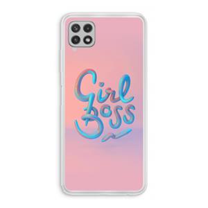 CaseCompany Girl boss: Samsung Galaxy A22 4G Transparant Hoesje