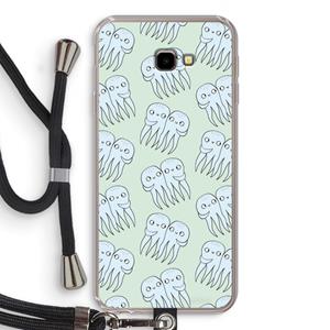 CaseCompany Octopussen: Samsung Galaxy J4 Plus Transparant Hoesje met koord