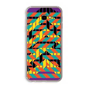 CaseCompany Skew Bee 2: Samsung Galaxy J4 Plus Transparant Hoesje