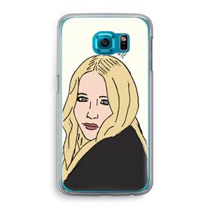 CaseCompany Mary Kate: Samsung Galaxy S6 Transparant Hoesje