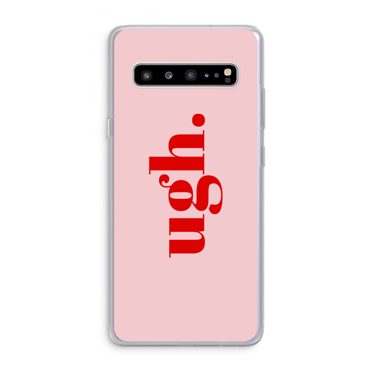 CaseCompany Ugh: Samsung Galaxy S10 5G Transparant Hoesje