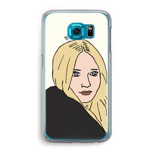 CaseCompany Ashley: Samsung Galaxy S6 Transparant Hoesje