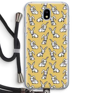 CaseCompany Haas: Samsung Galaxy J5 (2017) Transparant Hoesje met koord