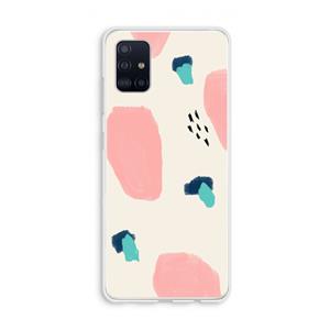 CaseCompany Monday Surprise: Galaxy A51 4G Transparant Hoesje