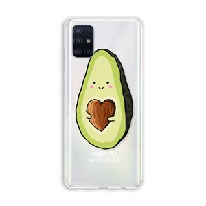 CaseCompany Avocuddle: Galaxy A51 4G Transparant Hoesje