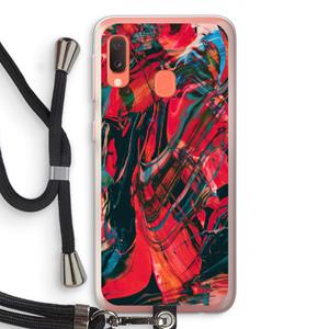 CaseCompany Endless Descent: Samsung Galaxy A20e Transparant Hoesje met koord
