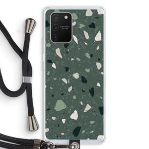CaseCompany Terrazzo N°19: Samsung Galaxy S10 Lite Transparant Hoesje met koord