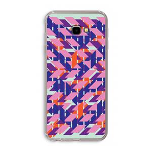 CaseCompany Skew Blush 3: Samsung Galaxy J4 Plus Transparant Hoesje