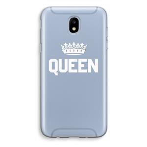 CaseCompany Queen zwart: Samsung Galaxy J5 (2017) Transparant Hoesje