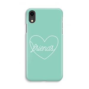 CaseCompany Friends heart pastel: iPhone XR Volledig Geprint Hoesje