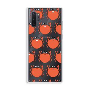 CaseCompany Krab: Samsung Galaxy Note 10 Plus Transparant Hoesje