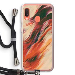 CaseCompany Forgotten Lands: Samsung Galaxy A20e Transparant Hoesje met koord
