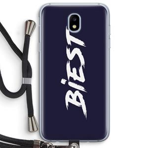 CaseCompany Biest: Samsung Galaxy J5 (2017) Transparant Hoesje met koord