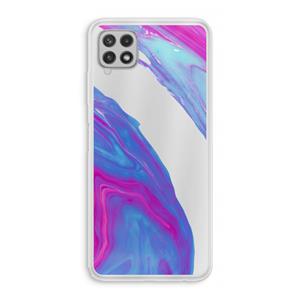 CaseCompany Zweverige regenboog: Samsung Galaxy A22 4G Transparant Hoesje