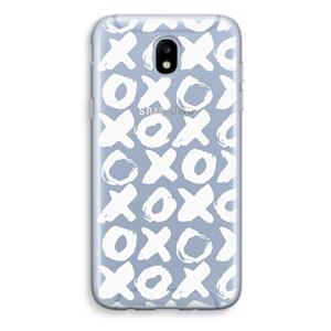 CaseCompany XOXO: Samsung Galaxy J5 (2017) Transparant Hoesje