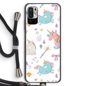 CaseCompany Fantasiewereld: Xiaomi Redmi Note 10 5G Transparant Hoesje met koord