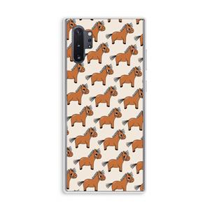 CaseCompany Pony: Samsung Galaxy Note 10 Plus Transparant Hoesje