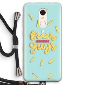 CaseCompany Always fries: Xiaomi Redmi 5 Transparant Hoesje met koord