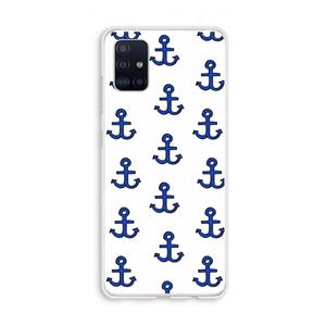 CaseCompany Ankers: Galaxy A51 4G Transparant Hoesje