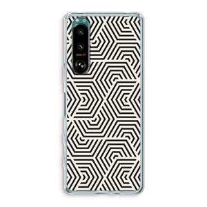 CaseCompany Magic pattern: Sony Xperia 5 III Transparant Hoesje