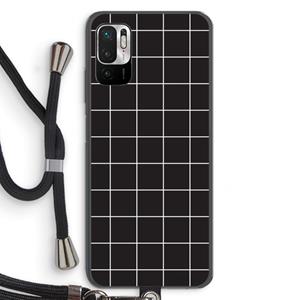 CaseCompany Rooster 2: Xiaomi Redmi Note 10 5G Transparant Hoesje met koord
