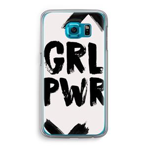 CaseCompany Girl Power #2: Samsung Galaxy S6 Transparant Hoesje
