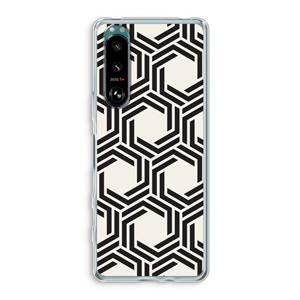 CaseCompany Geometrisch patroon: Sony Xperia 5 III Transparant Hoesje