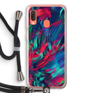 CaseCompany Pilgrims Of The Sea: Samsung Galaxy A20e Transparant Hoesje met koord