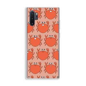 CaseCompany Krab: Samsung Galaxy Note 10 Plus Transparant Hoesje
