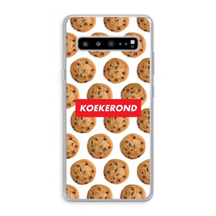 CaseCompany Koekerond: Samsung Galaxy S10 5G Transparant Hoesje