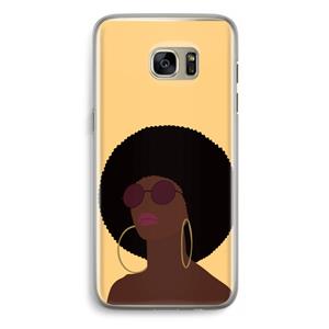 CaseCompany Golden hour: Samsung Galaxy S7 Edge Transparant Hoesje