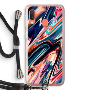 CaseCompany Quantum Being: Samsung Galaxy A20e Transparant Hoesje met koord