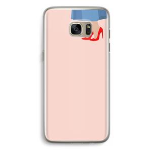 CaseCompany High heels: Samsung Galaxy S7 Edge Transparant Hoesje