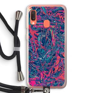 CaseCompany Sleeping Dreams: Samsung Galaxy A20e Transparant Hoesje met koord